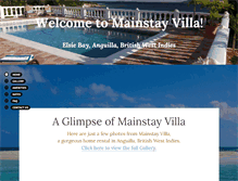 Tablet Screenshot of mainstayvilla.com